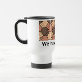 Wir haben einen Traum. Reisebecher (Links)