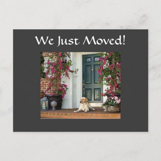 WIR HABEN EINFACH EINEN AUFENTHALT FÜR DIE BEWEGUN EINLADUNGSPOSTKARTE (Vorderseite)