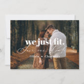 Wir haben einfach Spaß Minimal Gerettet unser Date Save The Date (Vorderseite)