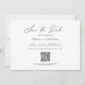 Wir haben einfach Spaß Minimal Gerettet unser Date Save The Date (Rückseite)