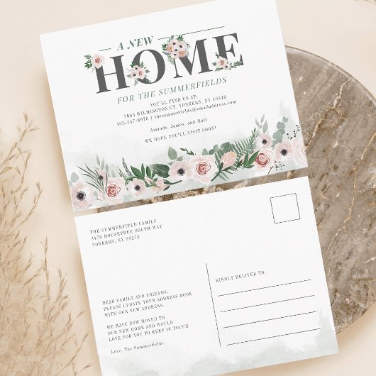 Wir haben Elegant Moving Ankündigungspostkarte