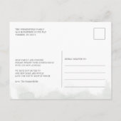 Wir haben Elegant Moving Ankündigungspostkarte (Rückseite)