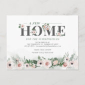 Wir haben Elegant Moving Ankündigungspostkarte (Vorderseite)