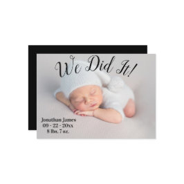 Wir haben es gemacht, Foto zeigt die neutrale Gebu Ankündigung