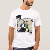 Wir haben es geschafft | Custom Foto Class of 2023 T-Shirt (Vorderseite)