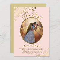 Wir haben es getan! Blush Pink & Gold Hochzeitsemp