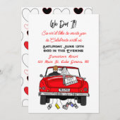 Wir haben es getan | Wir haben gekocht | VERHEIRAT Ankündigung (Vorne/Hinten)