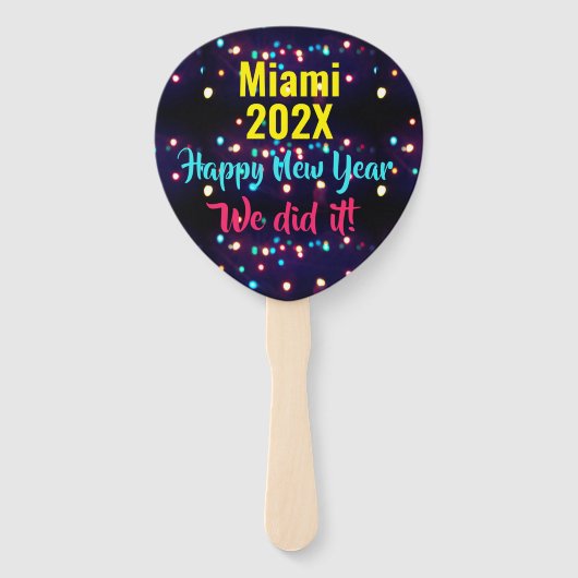 Wir haben es gut gemacht Neujahr 2025 Weihnachtsbe Fächer (Rückseite)