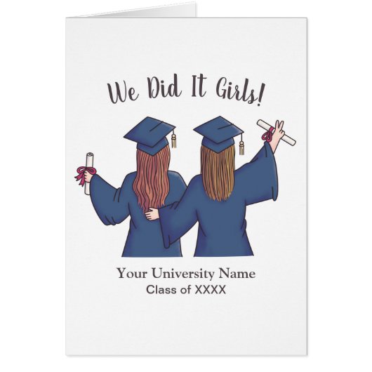 Wir haben es Mädchen gemacht, Abschluss Girls (Vorne)