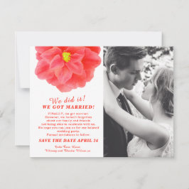 Wir haben es mit einer verheirateten Kamelien-Hoch