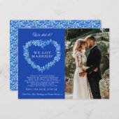 Wir haben es verheiratete blaue vergessene-me-nich (Vorne/Hinten)