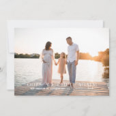 Wir haben es wieder getan | 2. Baby Foto Schwanger Ankündigung (Vorderseite)