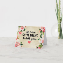 Wir haben etwas, das Ihnen sagt