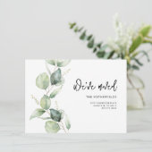 Wir haben Eukalyptus-Bewegung angekündigt (Stehend Vorderseite)