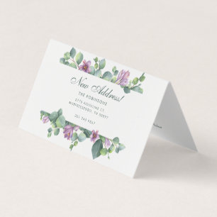 Wir haben Eukalyptus Floral Moving Ankündigung ver