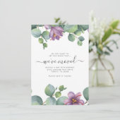 Wir haben Eukalyptus-Foliage verschoben Ankündigung (Stehend Vorderseite)