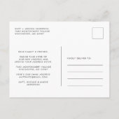 Wir haben Eukalyptus Lila Foliage bewegt Postkarte (Rückseite)