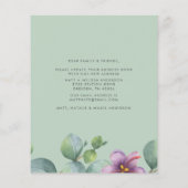 Wir haben Eukalyptus Lila Green Moving Budget vers (Rückseite)