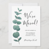 Wir haben Eukalyptus verschoben Ankündigung (Vorderseite)