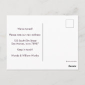 Wir haben farbenfrohe Daisy Bouquet neue Zuhause-A Postkarte (Rückseite)