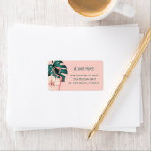 Wir haben Florida Flamingo Rücksendeadresse Adressaufkleber (Insitu)