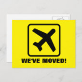 Wir haben Flugzeug verschoben Postkarten für neue (Vorne/Hinten)
