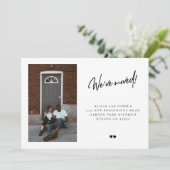 Wir haben Foto nach Maß verschoben Ankündigung (Stehend Vorderseite)