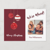 Wir haben Foto-Ornamente aus dem Haushalt verschob Ankündigungspostkarte (Vorderseite)