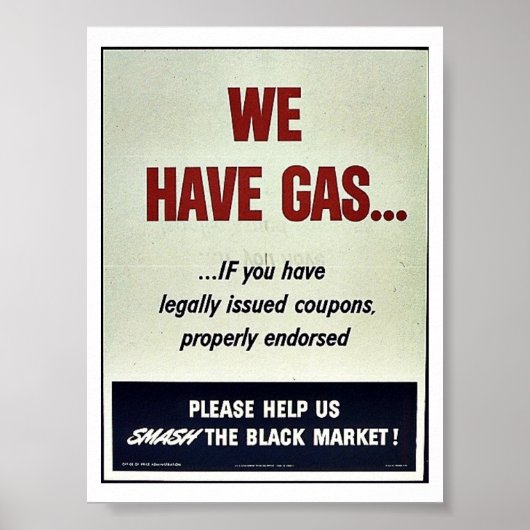 Wir haben Gas Poster (Vorne)