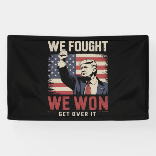 Wir haben gekämpft, wir haben gewonnen, akzeptiert banner