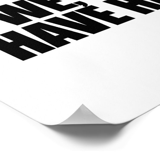 Wir haben genug poster (Ecke)