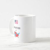 WIR HABEN GERADE GETAN! 46 Joe Biden themed - Tass Kaffeetasse (Vorderseite Links)
