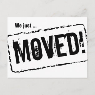 Wir haben gerade Postkarten für neue Zuhause versc