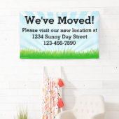 Wir haben Geschäfts-bewegliche Zeichen-Fahne Banner (Insitu)