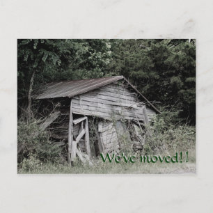 "Wir haben gewechselt" Postkarte "Adresswechsel"