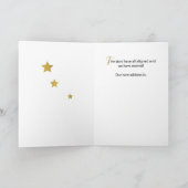 Wir haben Gold und Silber auf schwarz getrieben Karte (Innenseite)