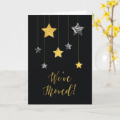 Wir haben Gold und Silber auf schwarz getrieben Karte (Gelbe Blume)