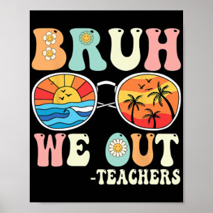 Wir haben Groovy Retro-LehrerInnen glücklich am le Poster