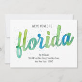 Wir haben Handgemalte Wasserfarbe Florida Bewegung Ankündigung (Vorderseite)