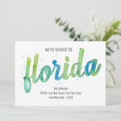 Wir haben Handgemalte Wasserfarbe Florida Bewegung Ankündigung (Stehend Vorderseite)