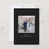 Wir haben handgeschriebene Einladungs-Ankündigung Einladung (Rückseite)