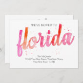 Wir haben Handschrift geschrieben Wasserfarbe Flor Ankündigung (Vorne/Hinten)