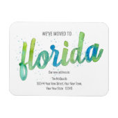 Wir haben Handschrift geschrieben Wasserfarbe Flor Magnet (Horizontal)