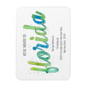 Wir haben Handschrift geschrieben Wasserfarbe Flor Magnet (Vertikal)