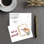 Wir haben Handschrift verschoben Postkarte