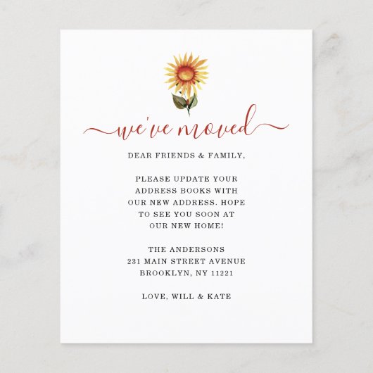 Wir haben Herbstfallankündigung verschoben (Rückseite)