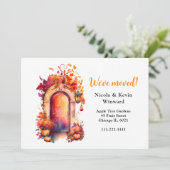 Wir haben Herbstfallstürme verschoben Ankündigung (Stehend Vorderseite)