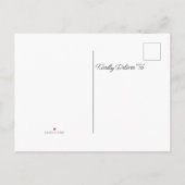 Wir haben Herbstverschiebung Ankündigung Postkarte (Rückseite)