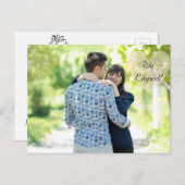 "Wir haben" Hochzeiten oder Elopement Ankündigunge Ankündigungspostkarte (Vorne/Hinten)