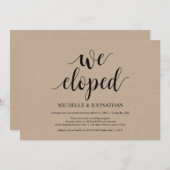 Wir haben hochzeitlicher Empfang eingeladen Einladung (Vorne/Hinten)